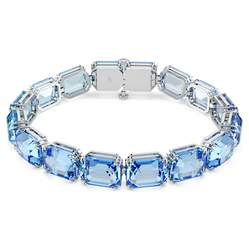 swarovski سوار millenia، قطع مُثَمَّن، لون متدرج، لون أزرق، طلاء روديوم