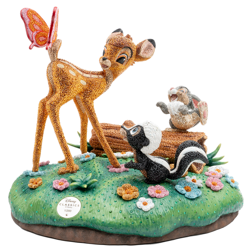 swarovski مجسم bambi and friends المحدود الإصدار من مجموعة disney classics