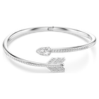 swarovski سوار idyllia، قطع متنوع، شكل سهم، لون أبيض، طلاء روديوم