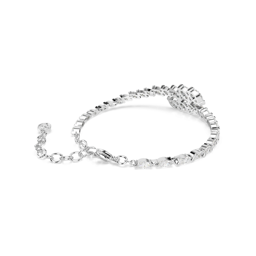 swarovski سوار mesmera، قطع ماركيز، لون أبيض، طلاء روديوم