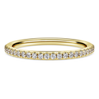 swarovski دبلة eternity، أحجار ألماس مُصنعة في المختبر بإجمالي 0 2 قيراط، ذهب أصفر عيار 18
