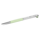 swarovski crystalline ballpoint pen  clover  green  green lacquered  chrome plated