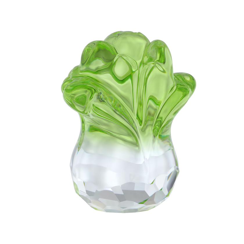 swarovski مجسم fortune cabbage من مجموعة asian symbols