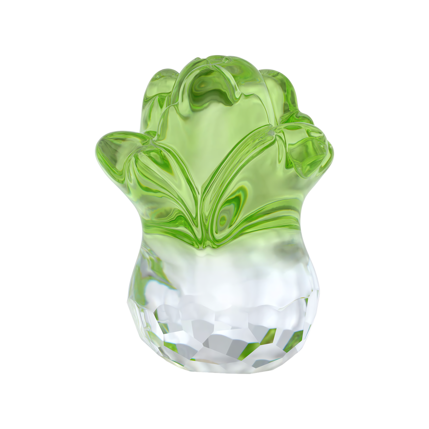 swarovski مجسم fortune cabbage من مجموعة asian symbols