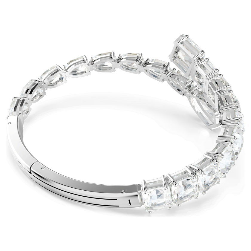 swarovski سوار matrix، قطع متنوع، لون أبيض، طلاء روديوم