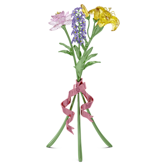 swarovski قطعة زينة على شكل باقة زهور من مجموعة florere، حجم متوسط