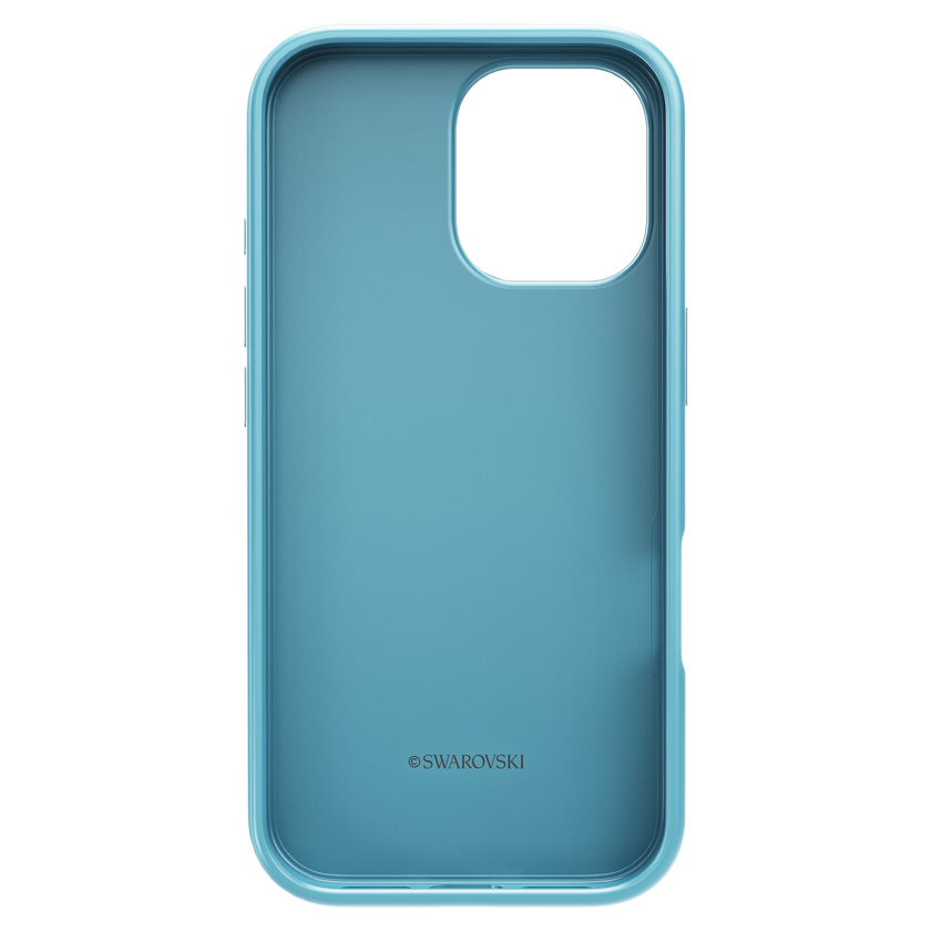 swarovski حافظة high للهاتف الذكي، تأثير كريستالي، iphone  17، لون أزرق