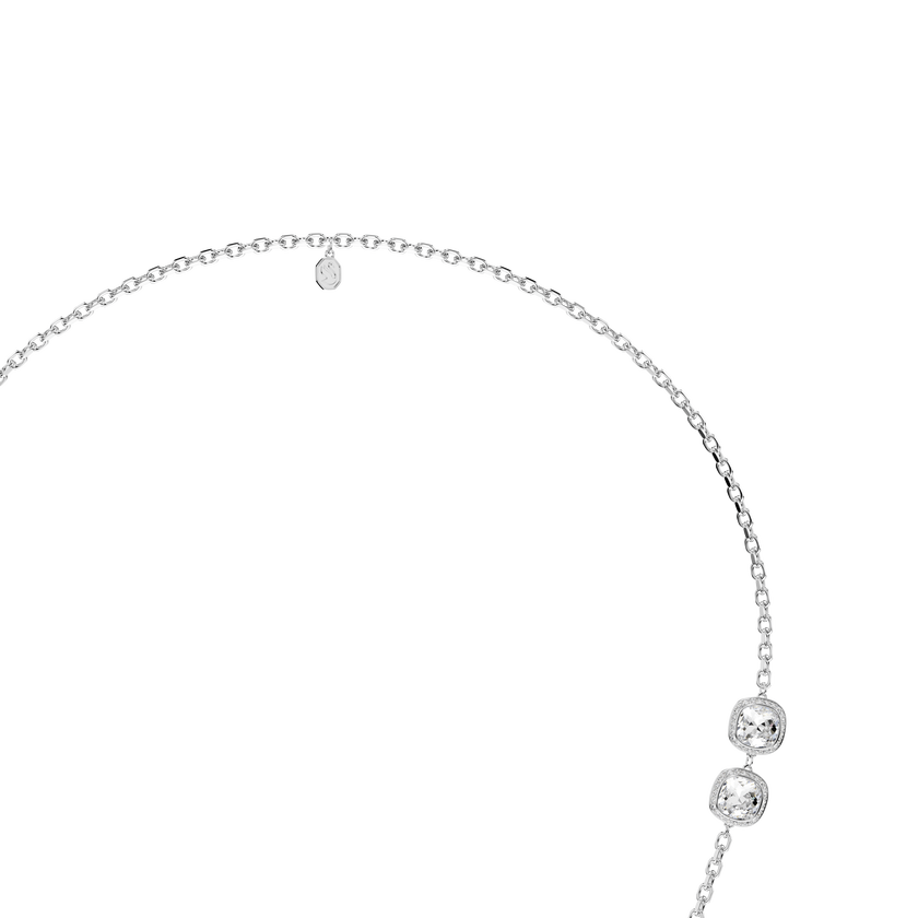 swarovski قلادة وبروش una angelic، قطع كوشن، لون أبيض، طلاءات مختلطة