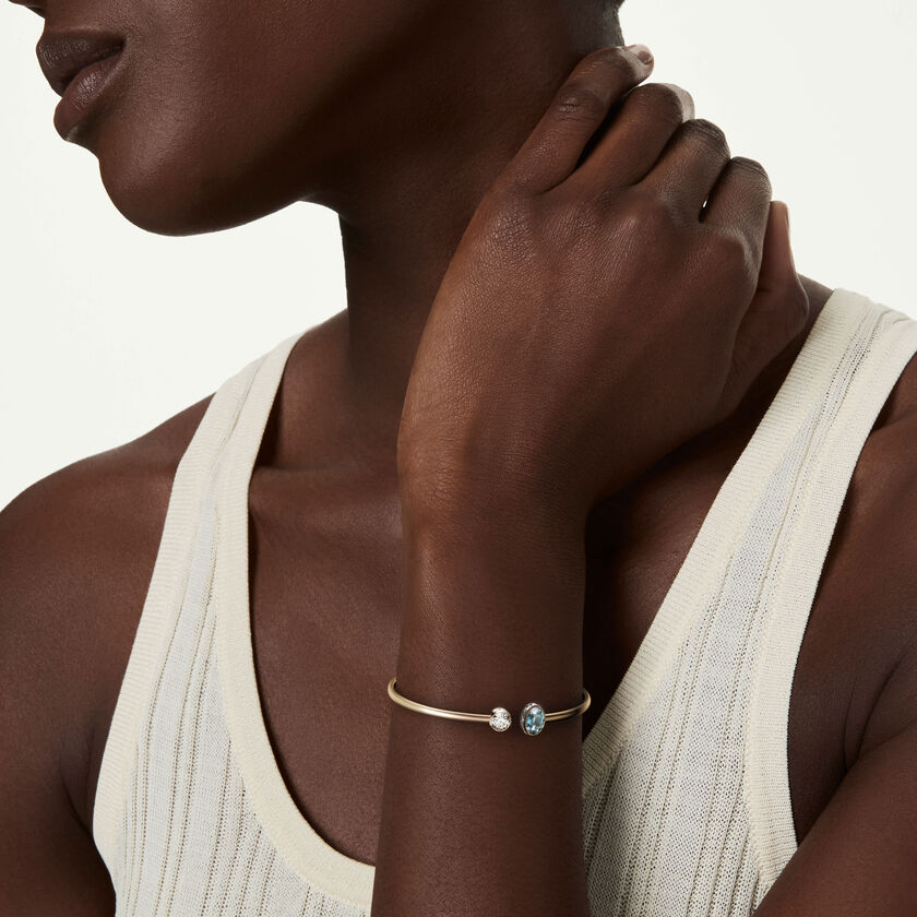 swarovski سوار chroma، قطع متنوع، ألوان متعددة، لمسة نهائية من الذهب عيار 18 قيراط