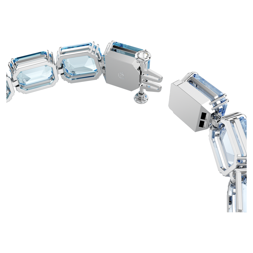 swarovski سوار millenia، قطع مُثَمَّن، لون متدرج، لون أزرق، طلاء روديوم