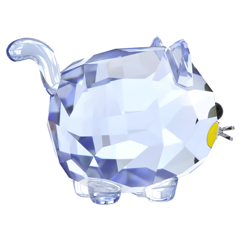 swarovski قط أزرق chubby cats