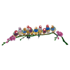 swarovski gouldian finches crystal myriad