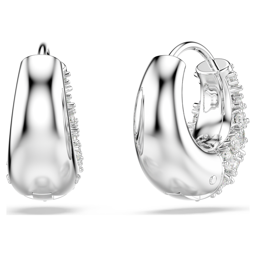 swarovski أقراط sublima، لون أبيض، طلاء روديوم