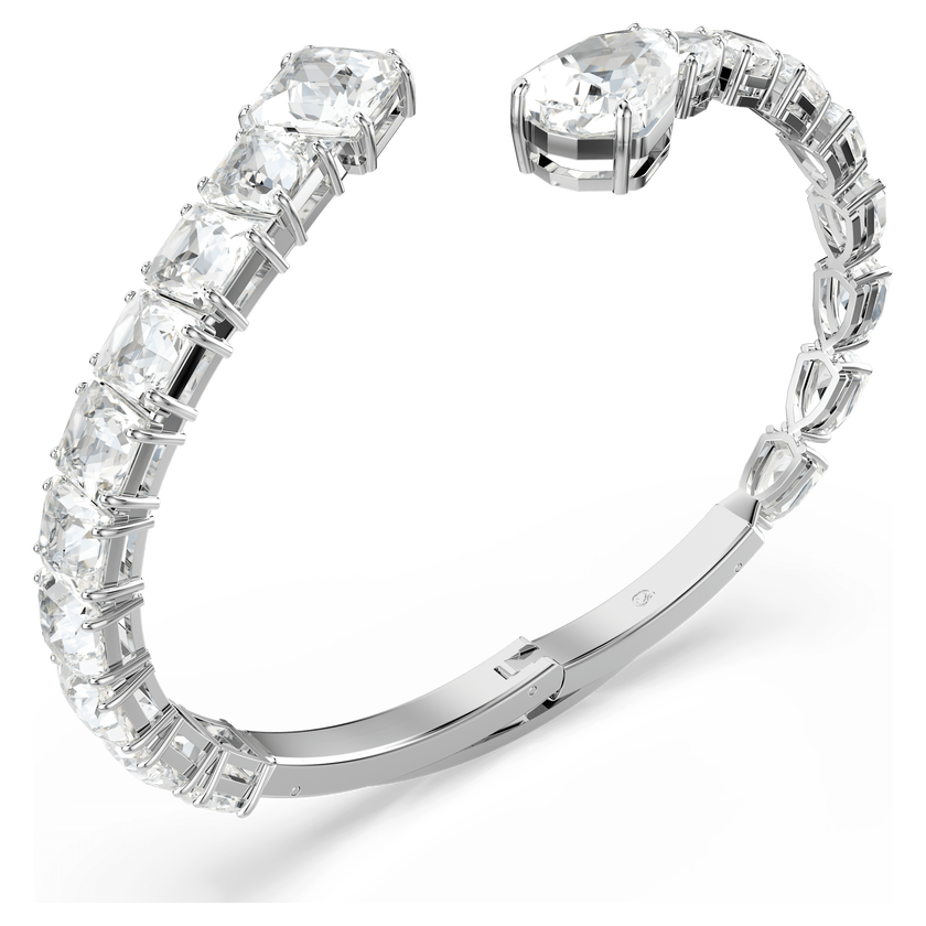 swarovski سوار matrix، قطع متنوع، لون أبيض، طلاء روديوم