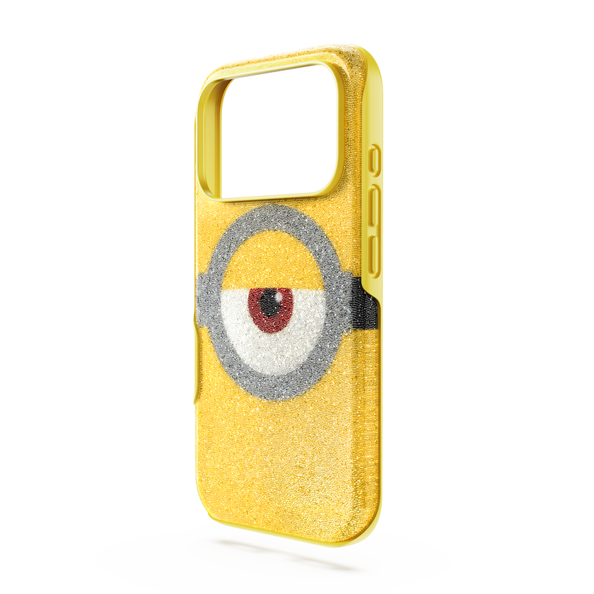 swarovski high smartphone case  minions  iphone  17 pro  yellow