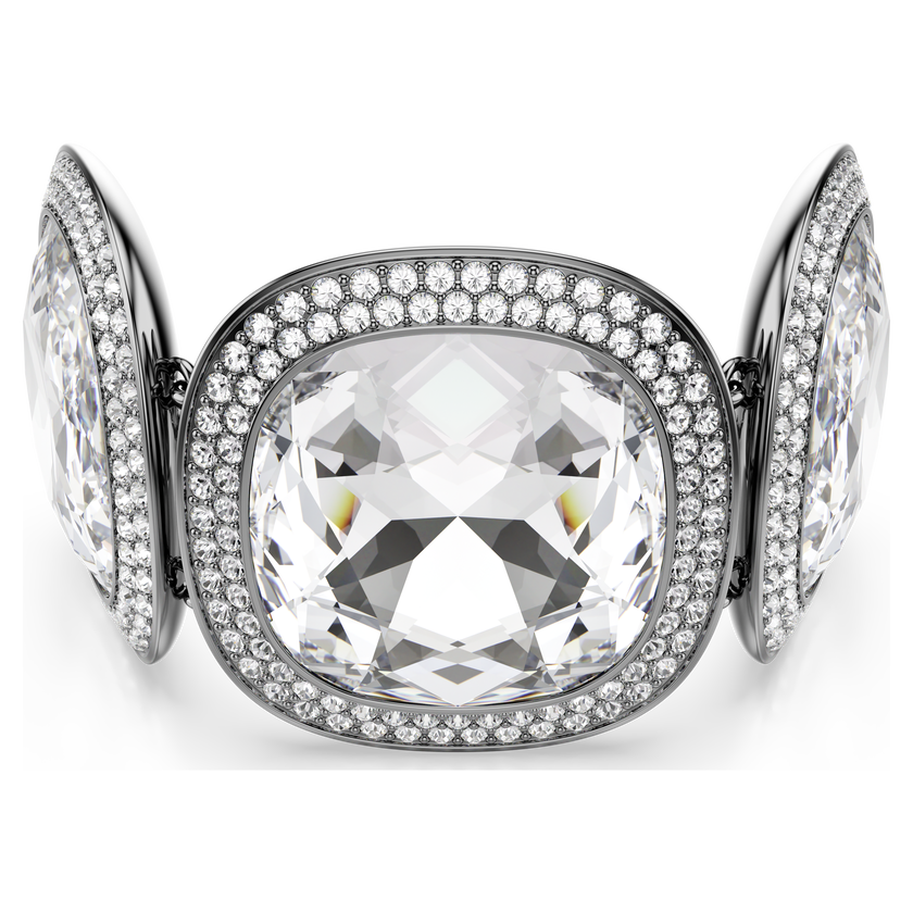 swarovski سوار una angelic، قطع كوشن، لون أبيض، طلاء روتينيوم