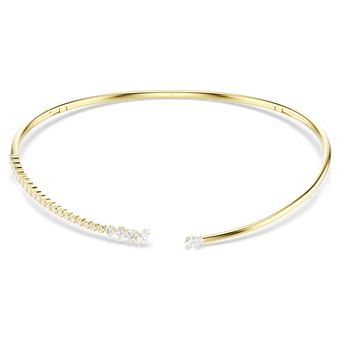 swarovski عقد شوكر mesmera، قطع متنوع، لون أبيض، لمسة نهائية من الذهب عيار 18 قيراط
