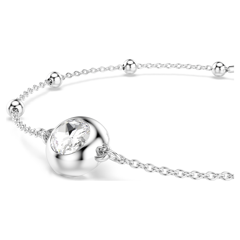 swarovski سوار una angelic، قطع مُستدير، لون أبيض، طلاء روديوم