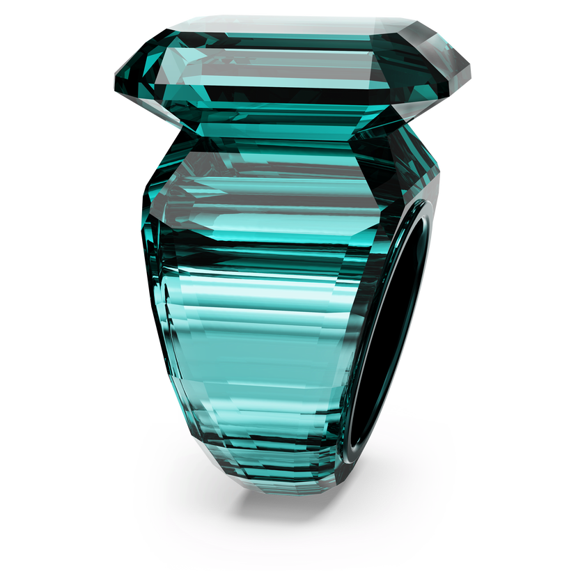 swarovski خاتم كوكتيل lucent، لون أخضر