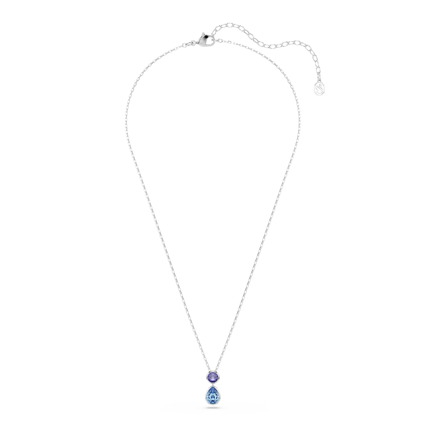 swarovski قلادة chroma، قطع متنوع، ألوان متعددة، طلاء روديوم