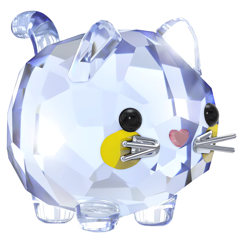 swarovski قط أزرق chubby cats