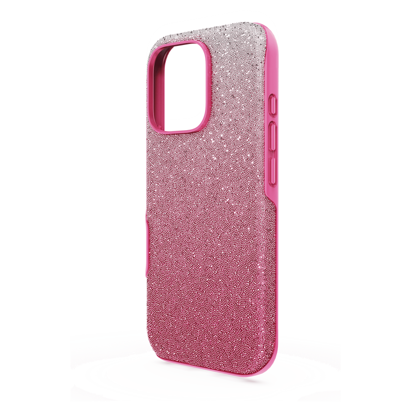 swarovski حافظة هاتف ذكي high، تدرج لوني، iphone  16 pro، لون وردي