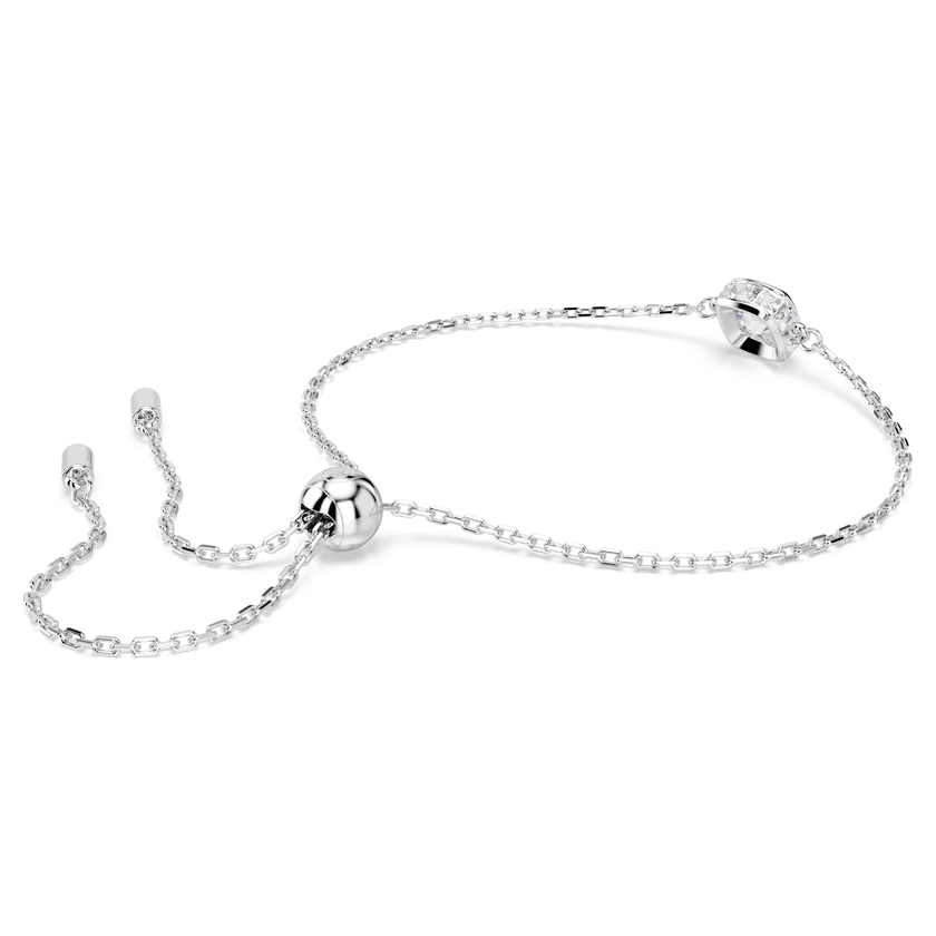 swarovski سوار birthstone، قطع مربع، april، لون أبيض، طلاء روديوم