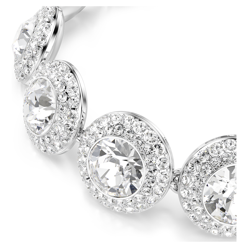 swarovski سوار una angelic، لون أبيض، طلاء روديوم