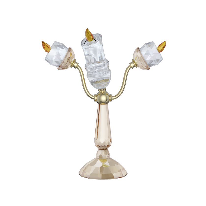 swarovski مجسم شخصية lumi re، مجموعة beauty and the beast