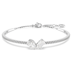 swarovski سوار mesmera ، قطع متنوع، لون أبيض، طلاء روديوم