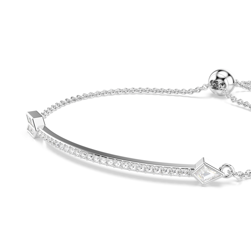 swarovski سوار idyllia، قطع متنوع، شكل سهم، لون أبيض، طلاء روديوم