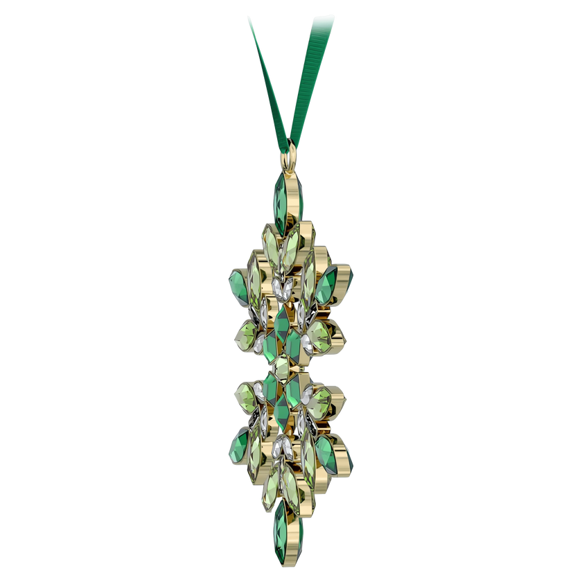 swarovski قطعة زينة للأعياد، عائلة gema، لون أخضر