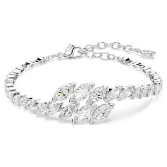 swarovski سوار mesmera، قطع ماركيز، لون أبيض، طلاء روديوم