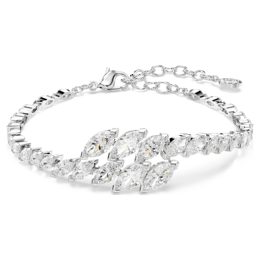 swarovski سوار mesmera، قطع ماركيز، لون أبيض، طلاء روديوم