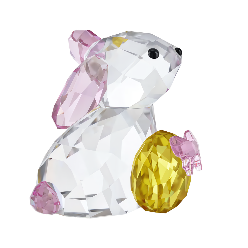swarovski مجسم أرنب وبيضة، مجموعة idyllia