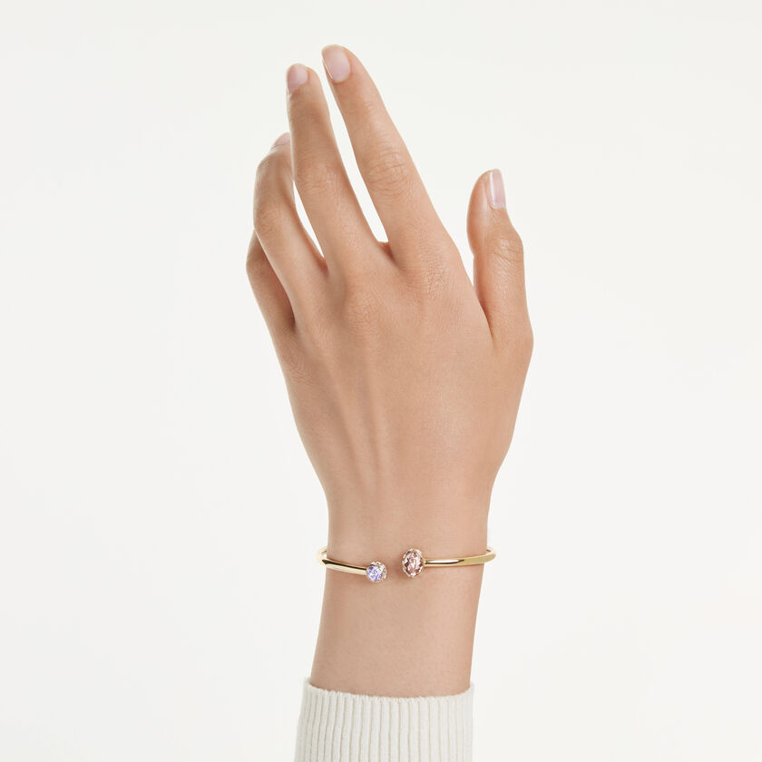 swarovski سوار chroma، قطع متنوع، ألوان متعددة، طلاء باللون الذهبي