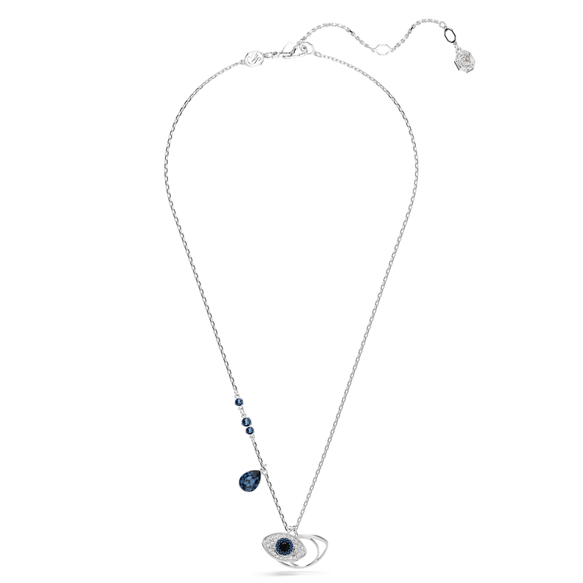 swarovski symbolica pendant  eye  multicolored  rhodium plated