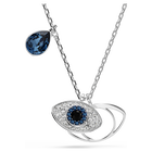 swarovski symbolica pendant  eye  multicolored  rhodium plated