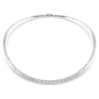 swarovski matrix necklace baguette cut white rhodium plated