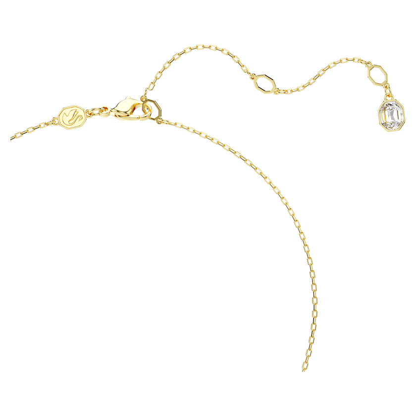 swarovski قلادة idyllia، قطع متنوع، كريستالات مُتراصَّة، شكل فراشة، ألوان متعددة، لمسة نهائية من معادن مختلطة