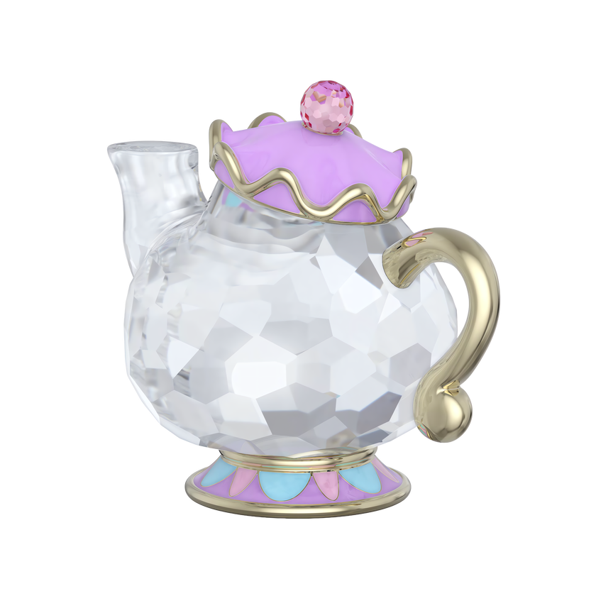 swarovski مجسم شخصية mrs  potts، مجموعة beauty and the beast