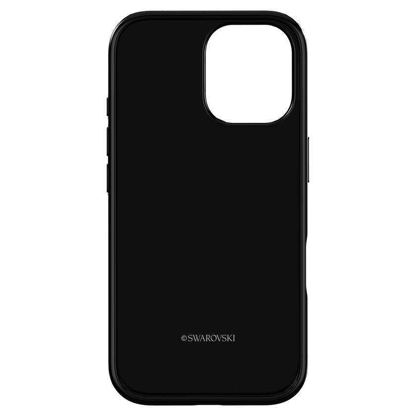 swarovski حافظة هاتف ذكي high، iphone  16، لون أسود