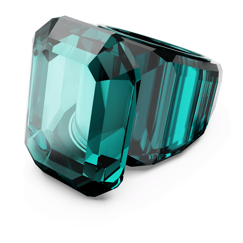 swarovski خاتم كوكتيل lucent، لون أخضر