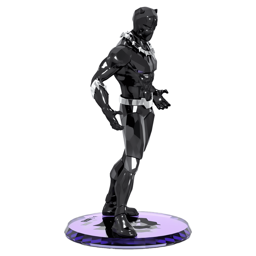 swarovski مجسم black panther، مجموعة marvel