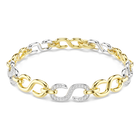 swarovski سوار dextera، قطع مستدير، لون أبيض، لمسة نهائية من معادن مختلطة