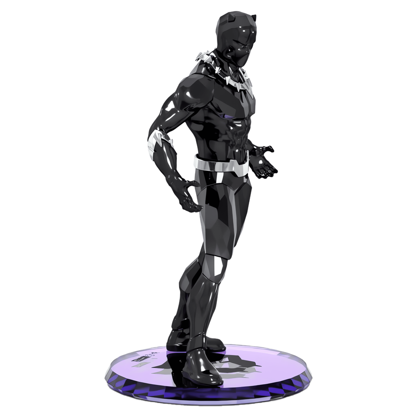 swarovski مجسم black panther، مجموعة marvel