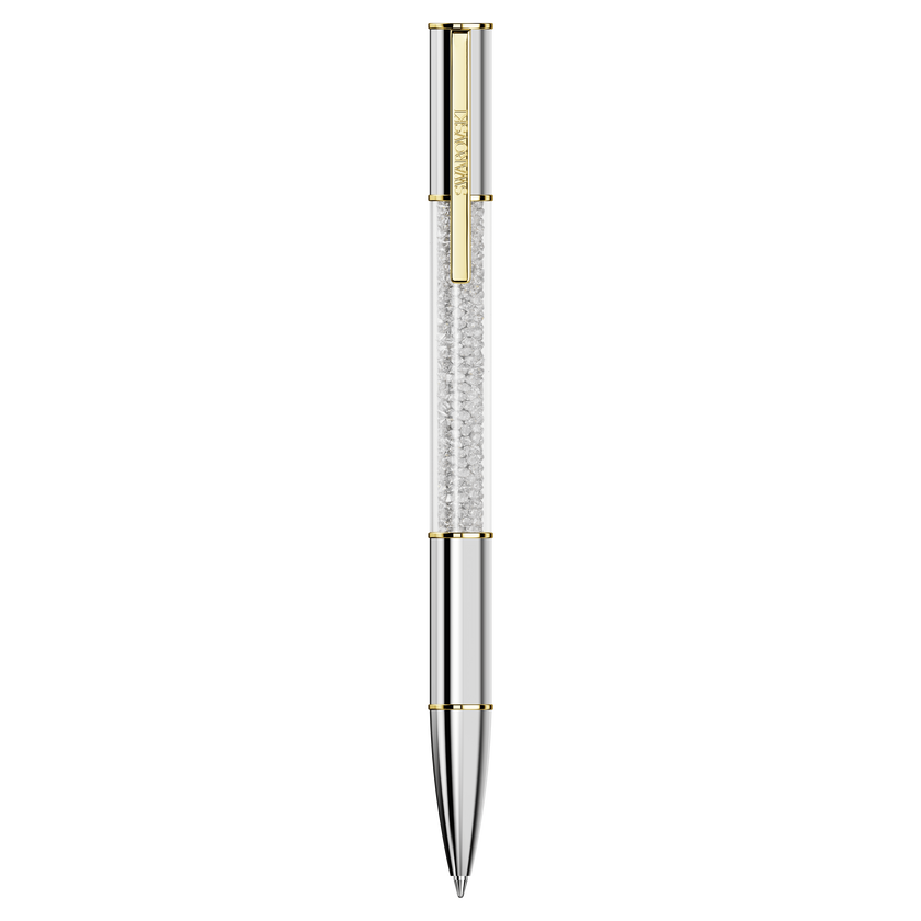 swarovski قلم crystalline lustre، لون فضي، لمسة نهائية من معادن مختلطة