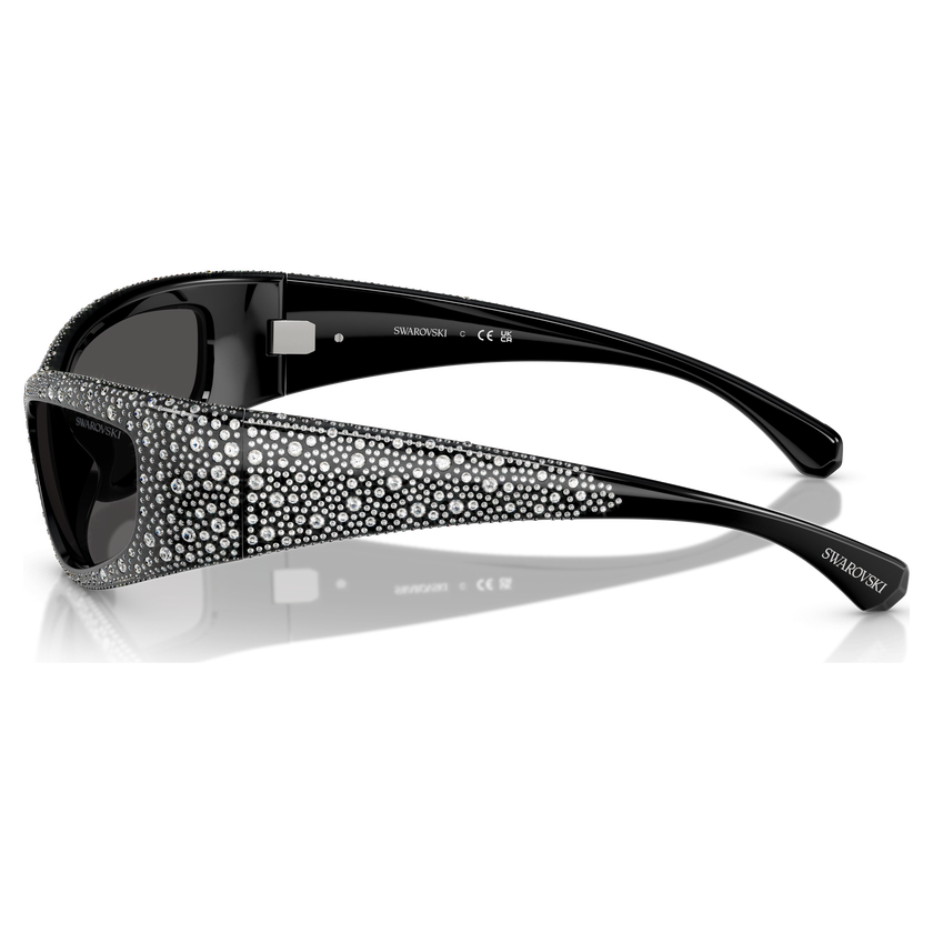 swarovski نظارة شمسية، sk6027، لون أسود