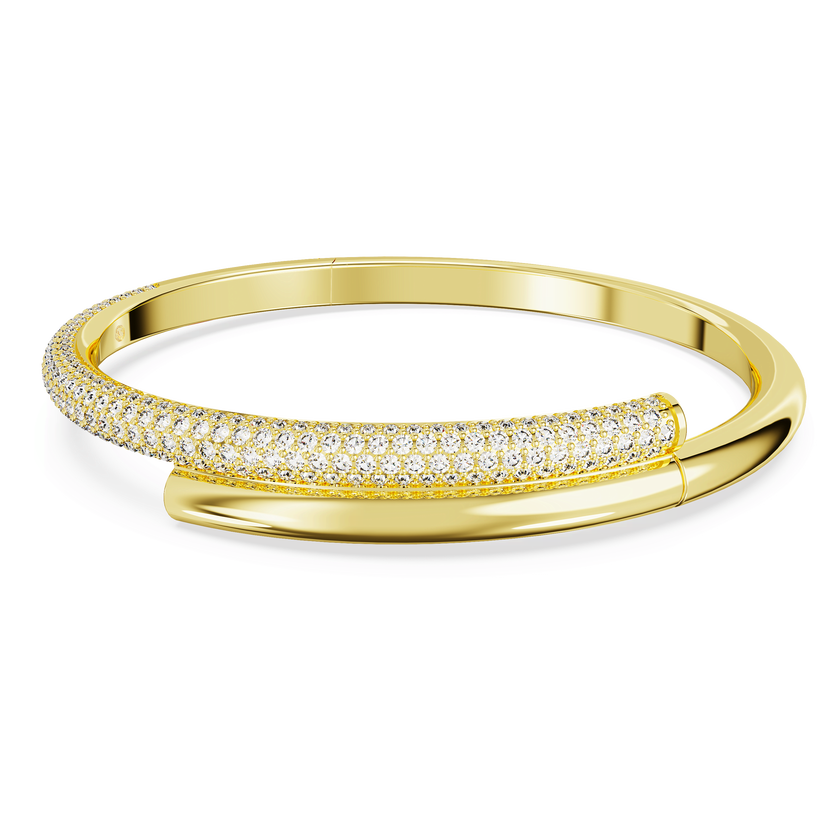 swarovski سوار dextera، لون أبيض، طلاء بلون ذهبي