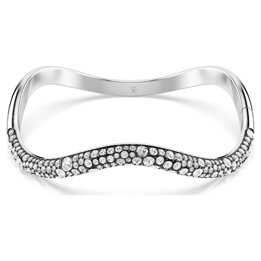 swarovski سوار sublima، قطع مستدير، لون أبيض، طلاء روديوم